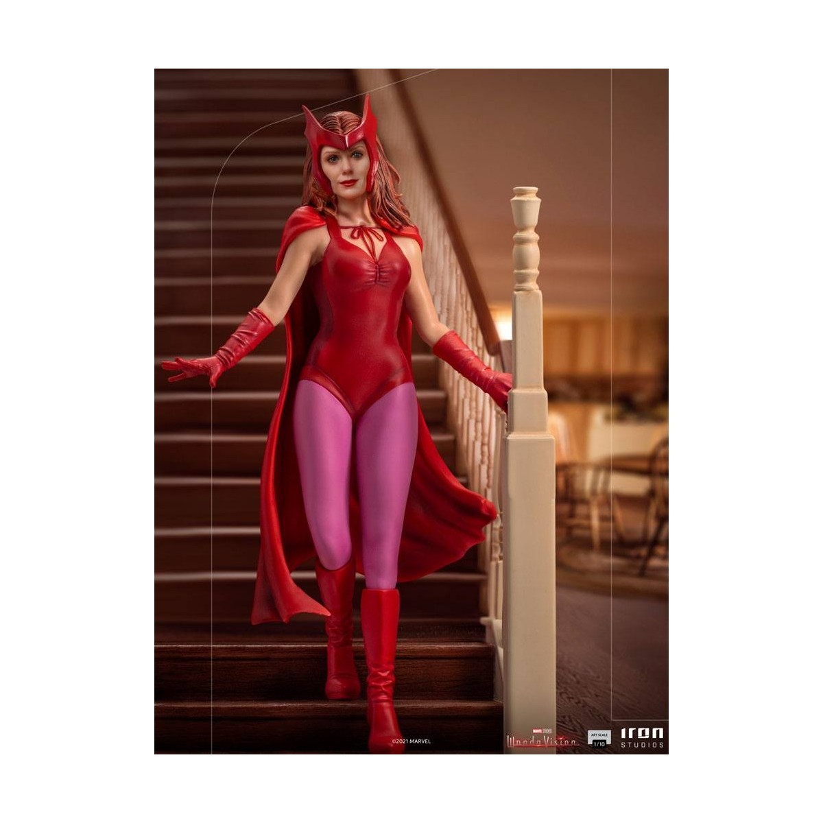 Iron Studios Marvel - Wanda Vision - Wanda Versión Halloween - BDS Art Scale 1/10
