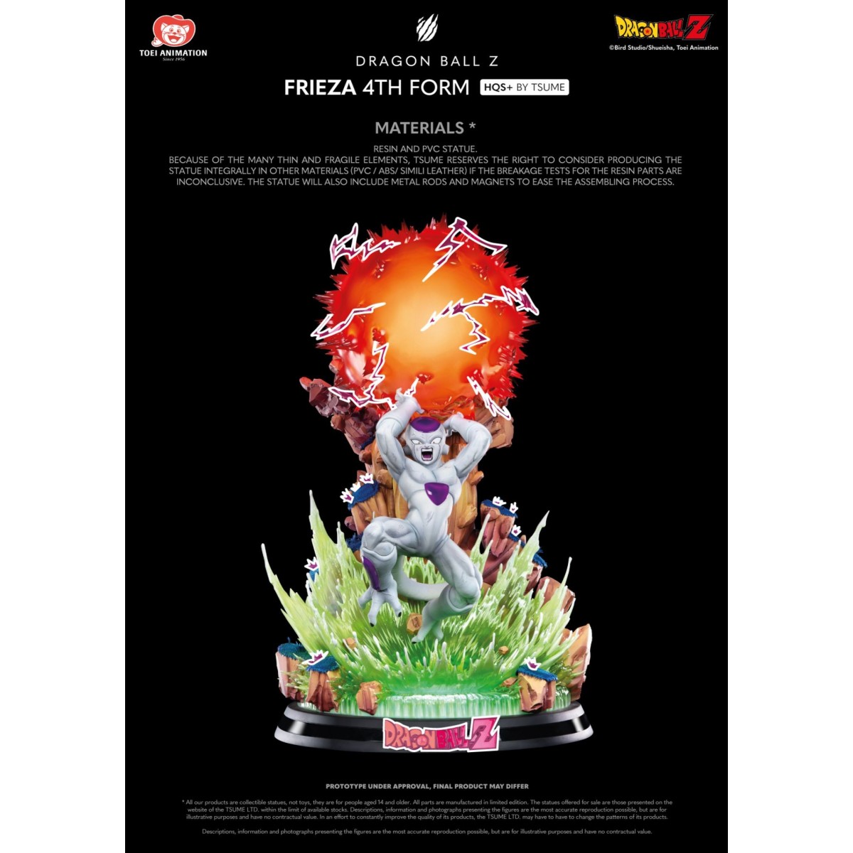 Tsume Dragon Ball Z HQS+ Estatua - FREEZER 4TH FORM