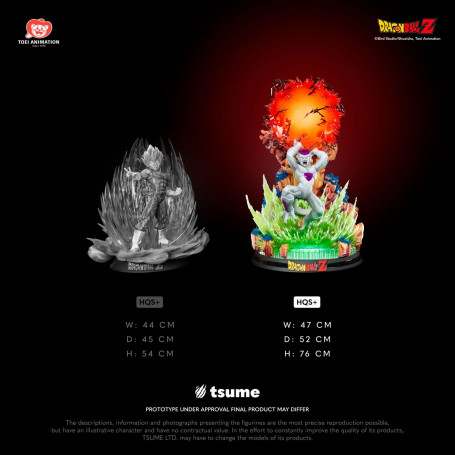 Tsume Dragon Ball Z HQS+ Estatua - FREEZER 4TH FORM