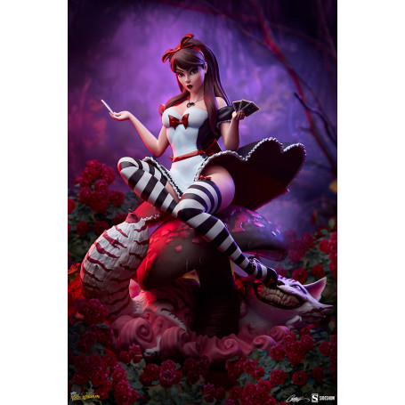 Sideshow Alicia en el País de las Maravillas Edición Juego de Corazones - Colección Fairytale Fantasies Campbell