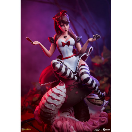 Sideshow Alicia en el País de las Maravillas Edición Juego de Corazones - Colección Fairytale Fantasies Campbell