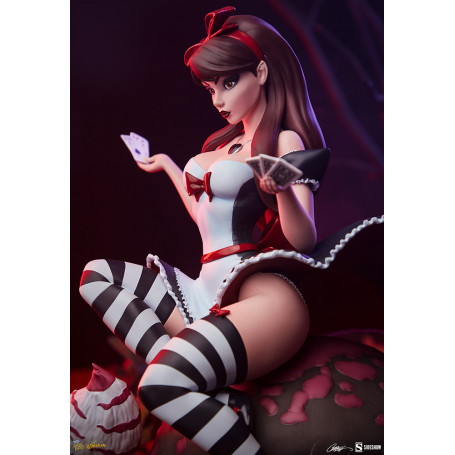 Sideshow Alicia en el País de las Maravillas Edición Juego de Corazones - Colección Fairytale Fantasies Campbell