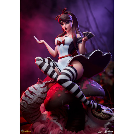 Sideshow Alicia en el País de las Maravillas Edición Juego de Corazones - Colección Fairytale Fantasies Campbell