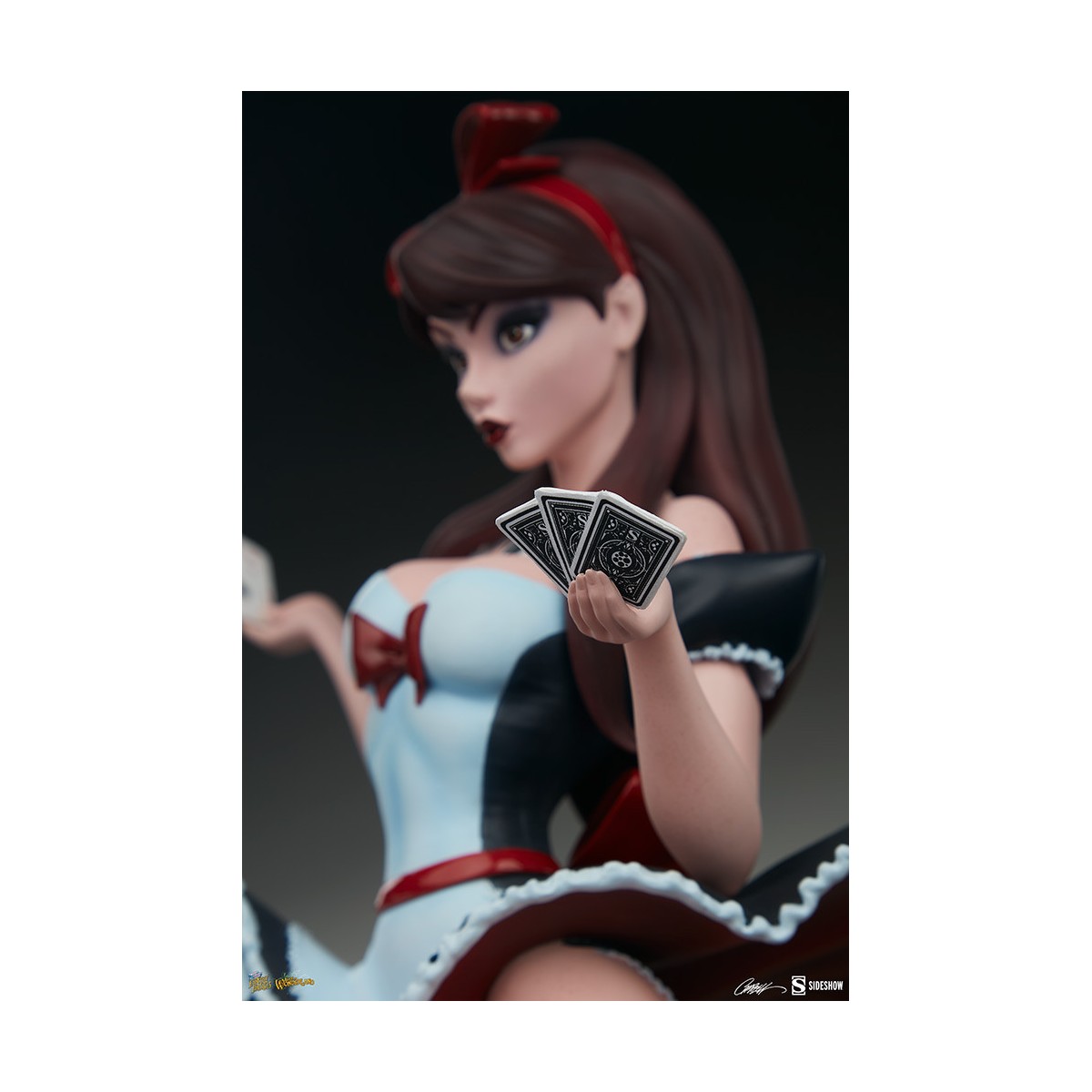 Sideshow Alicia en el País de las Maravillas Edición Juego de Corazones - Colección Fairytale Fantasies Campbell
