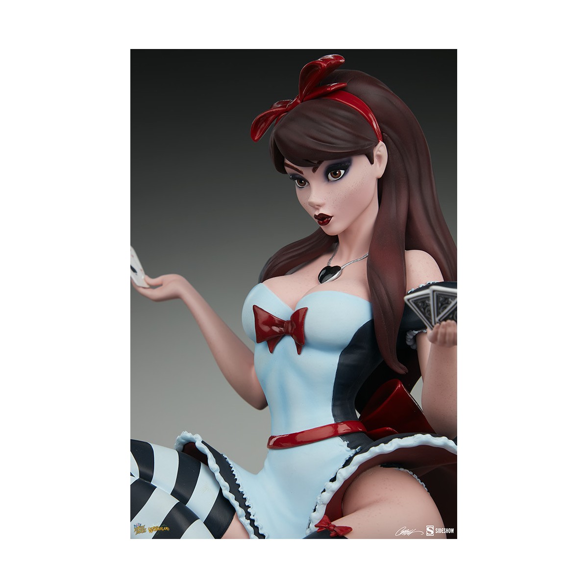 Sideshow Alicia en el País de las Maravillas Edición Juego de Corazones - Colección Fairytale Fantasies Campbell