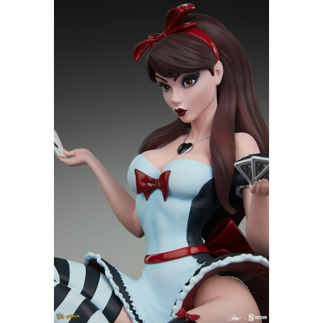 Sideshow Alicia en el País de las Maravillas Edición Juego de Corazones - Colección Fairytale Fantasies Campbell