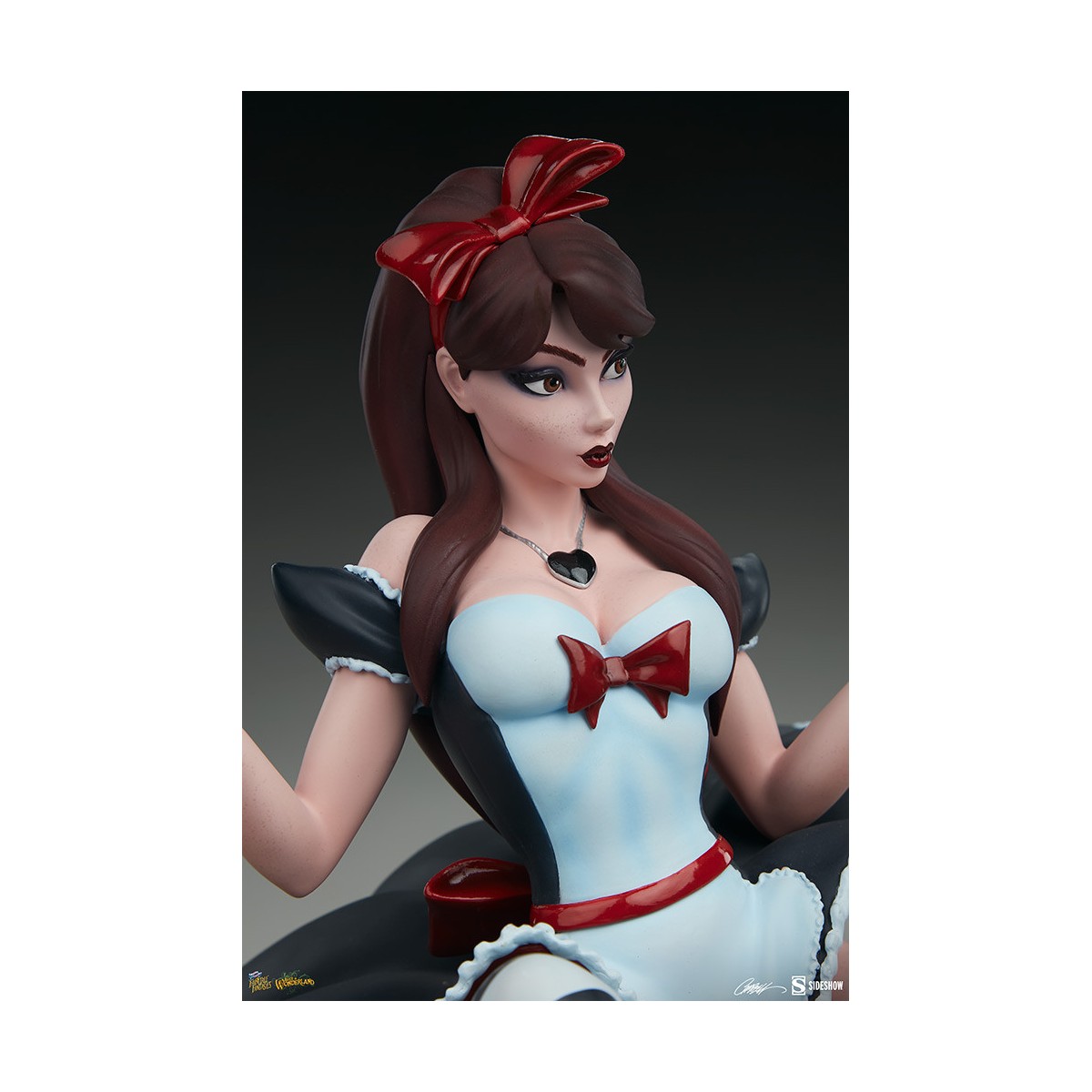 Sideshow Alicia en el País de las Maravillas Edición Juego de Corazones - Colección Fairytale Fantasies Campbell