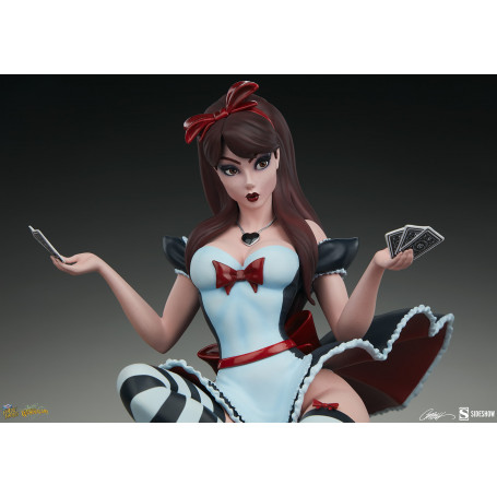 Sideshow Alicia en el País de las Maravillas Edición Juego de Corazones - Colección Fairytale Fantasies Campbell
