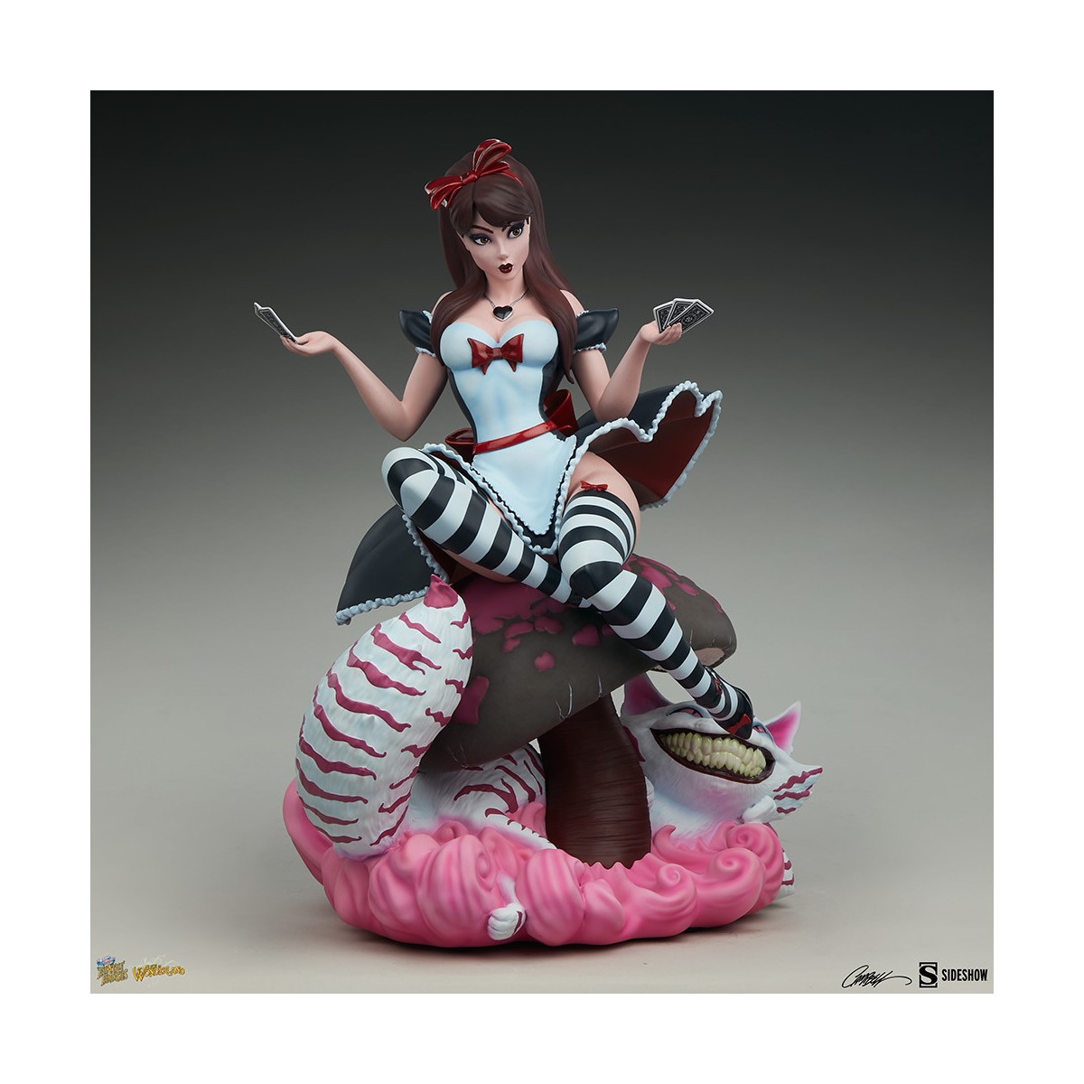 Sideshow Alicia en el País de las Maravillas Edición Juego de Corazones - Colección Fairytale Fantasies Campbell