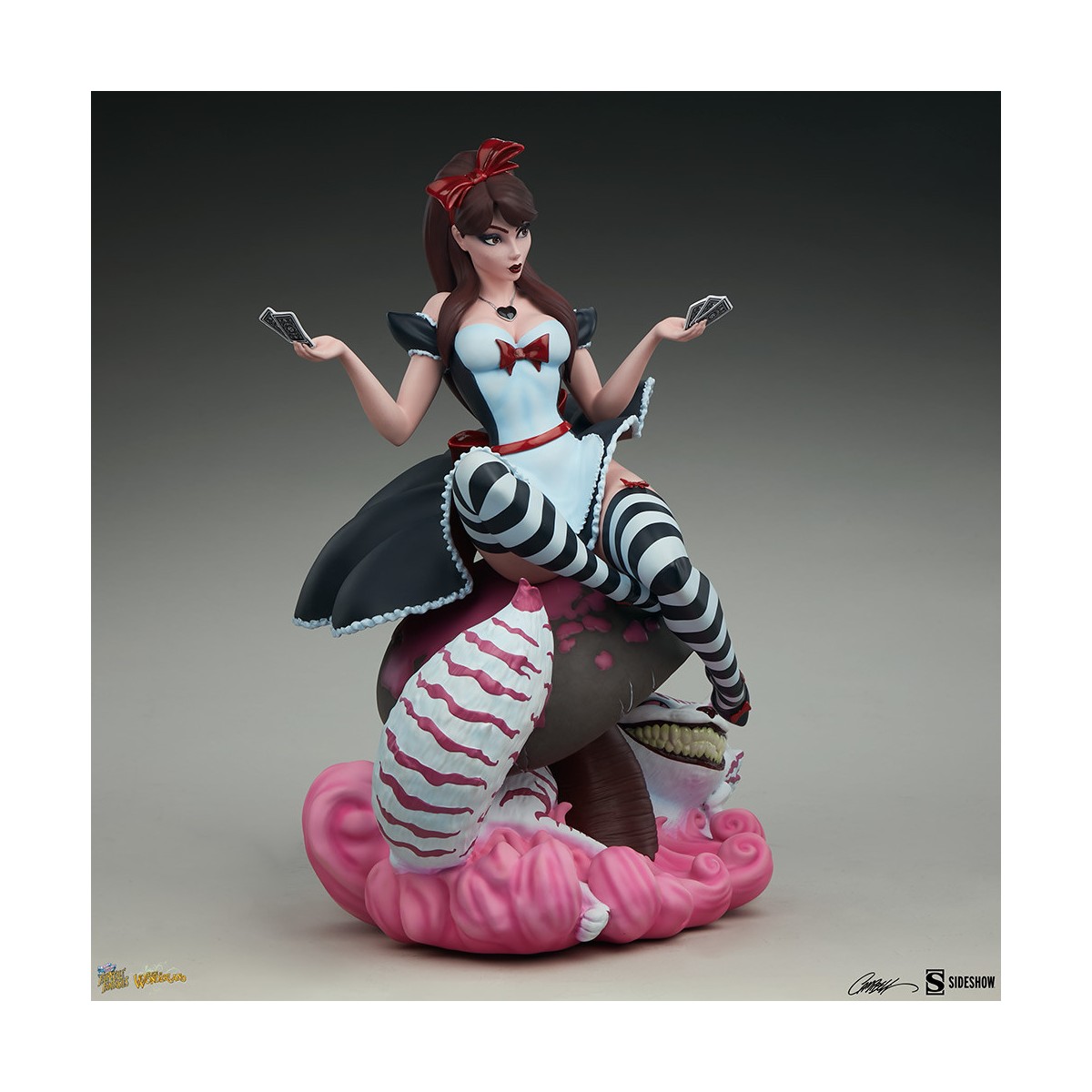 Sideshow Alicia en el País de las Maravillas Edición Juego de Corazones - Colección Fairytale Fantasies Campbell