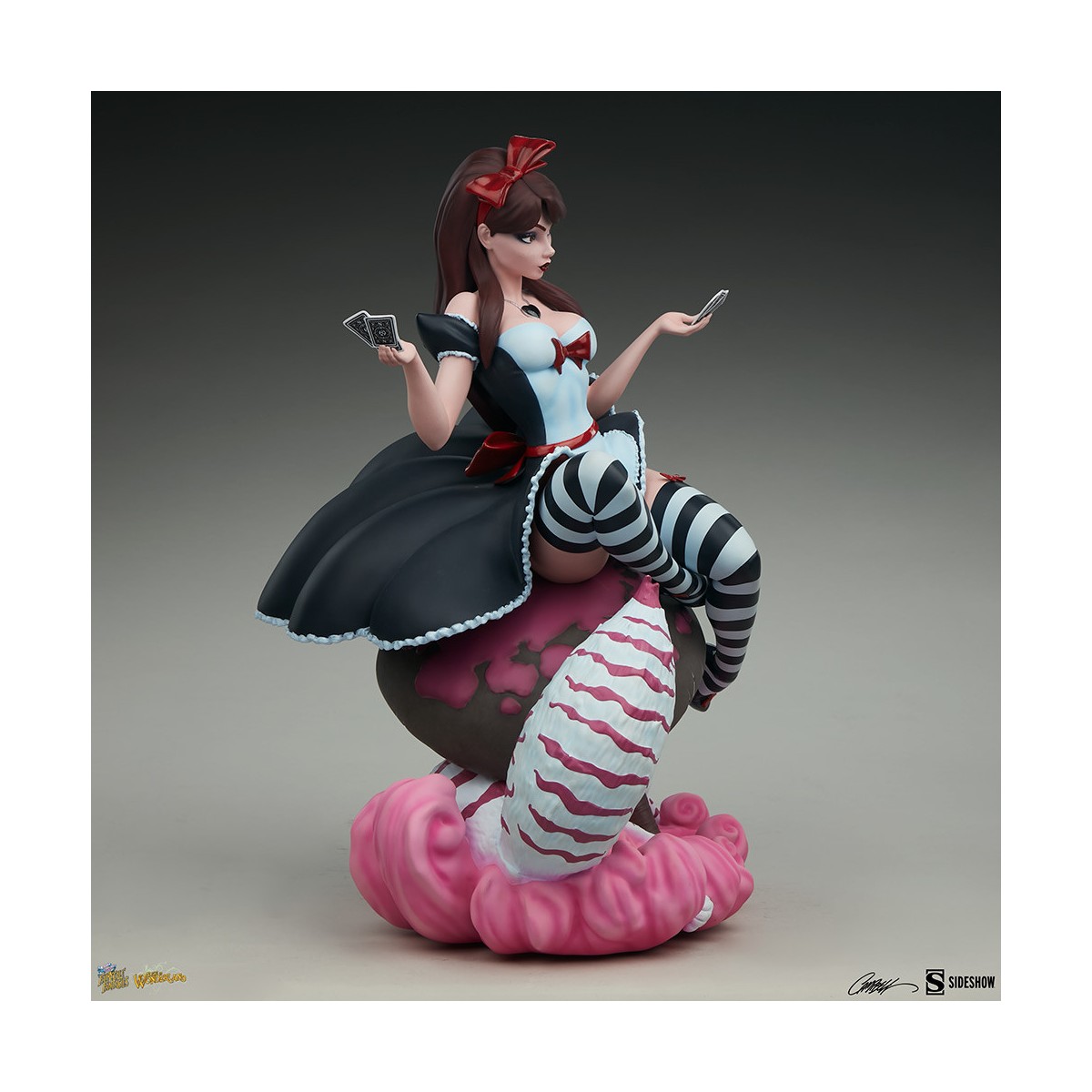 Sideshow Alicia en el País de las Maravillas Edición Juego de Corazones - Colección Fairytale Fantasies Campbell