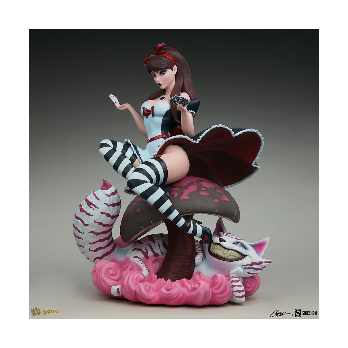 Sideshow Alicia en el País de las Maravillas Edición Juego de Corazones - Colección Fairytale Fantasies Campbell