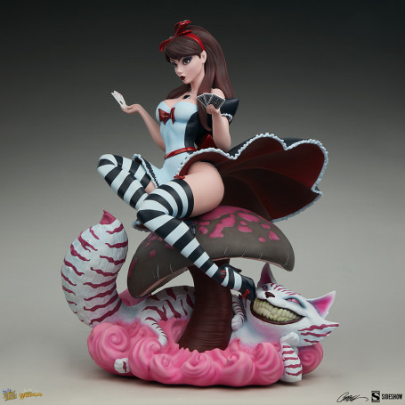 Sideshow Alicia en el País de las Maravillas Edición Juego de Corazones - Colección Fairytale Fantasies Campbell