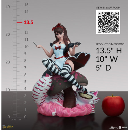 Sideshow Alicia en el País de las Maravillas Edición Juego de Corazones - Colección Fairytale Fantasies Campbell