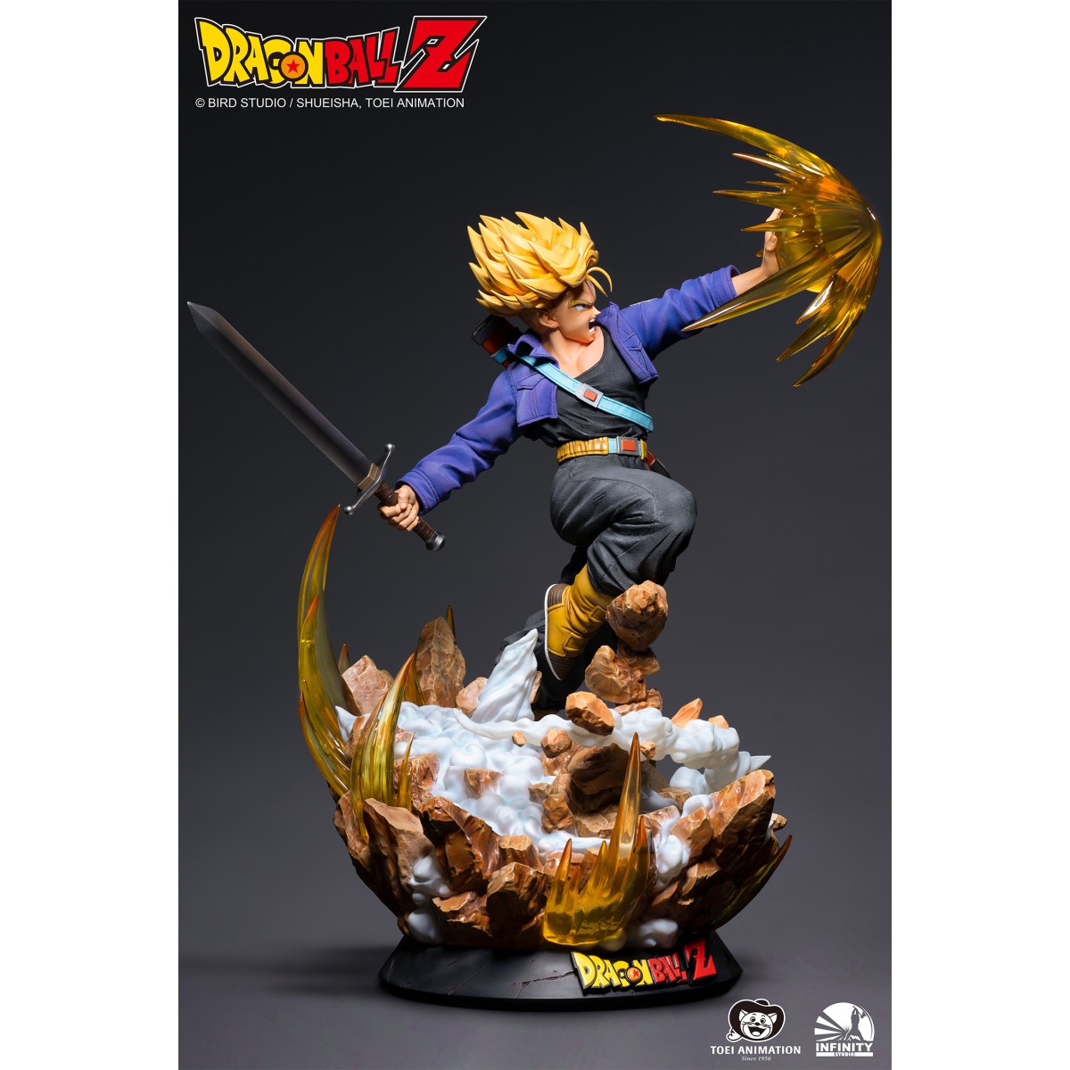Infinity Studio - Dragon Ball Z: Estatua Diorama de Trunks del Futuro 1/4