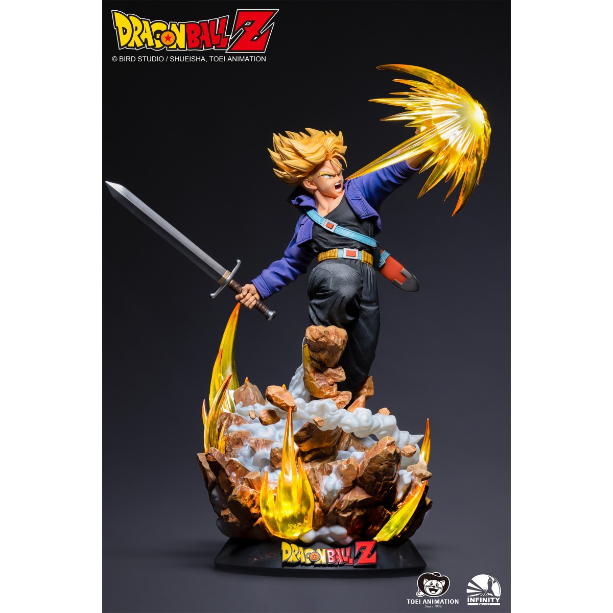 Infinity Studio - Dragon Ball Z: Estatua Diorama de Trunks del Futuro 1/4