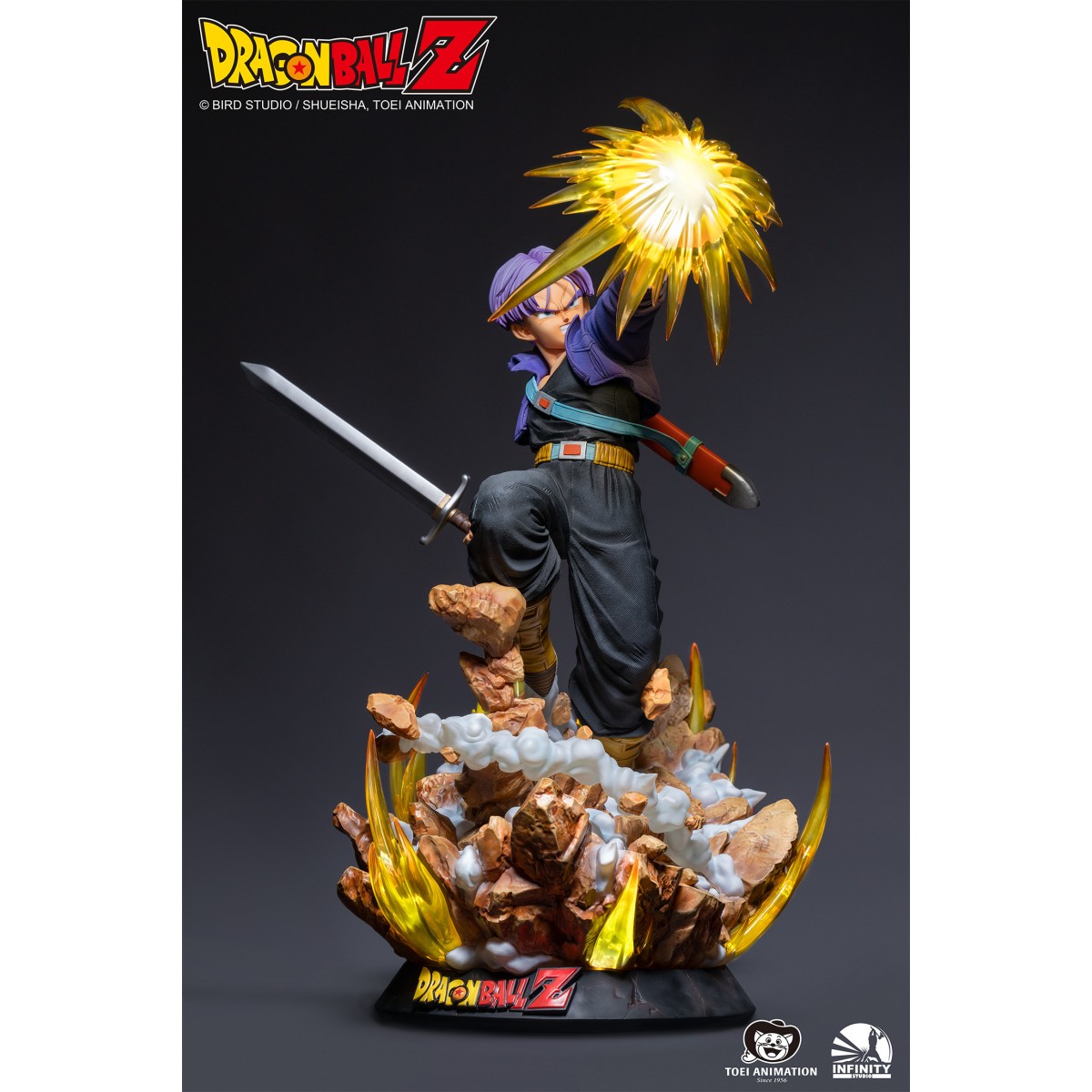 Infinity Studio - Dragon Ball Z: Estatua Diorama de Trunks del Futuro 1/4