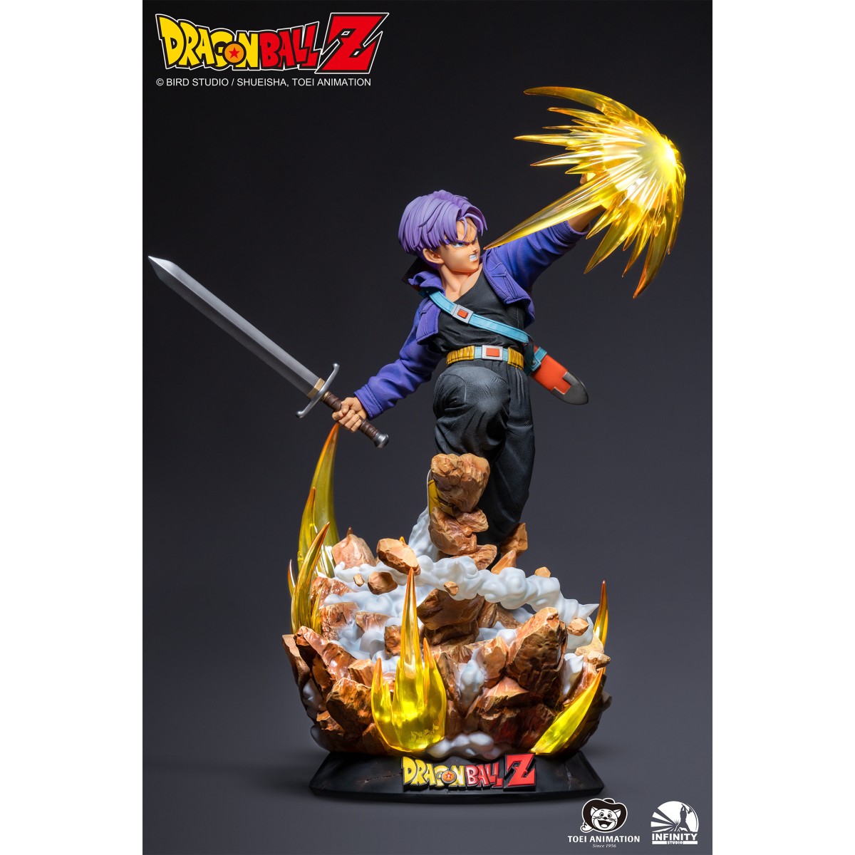 Infinity Studio - Dragon Ball Z: Estatua Diorama de Trunks del Futuro 1/4