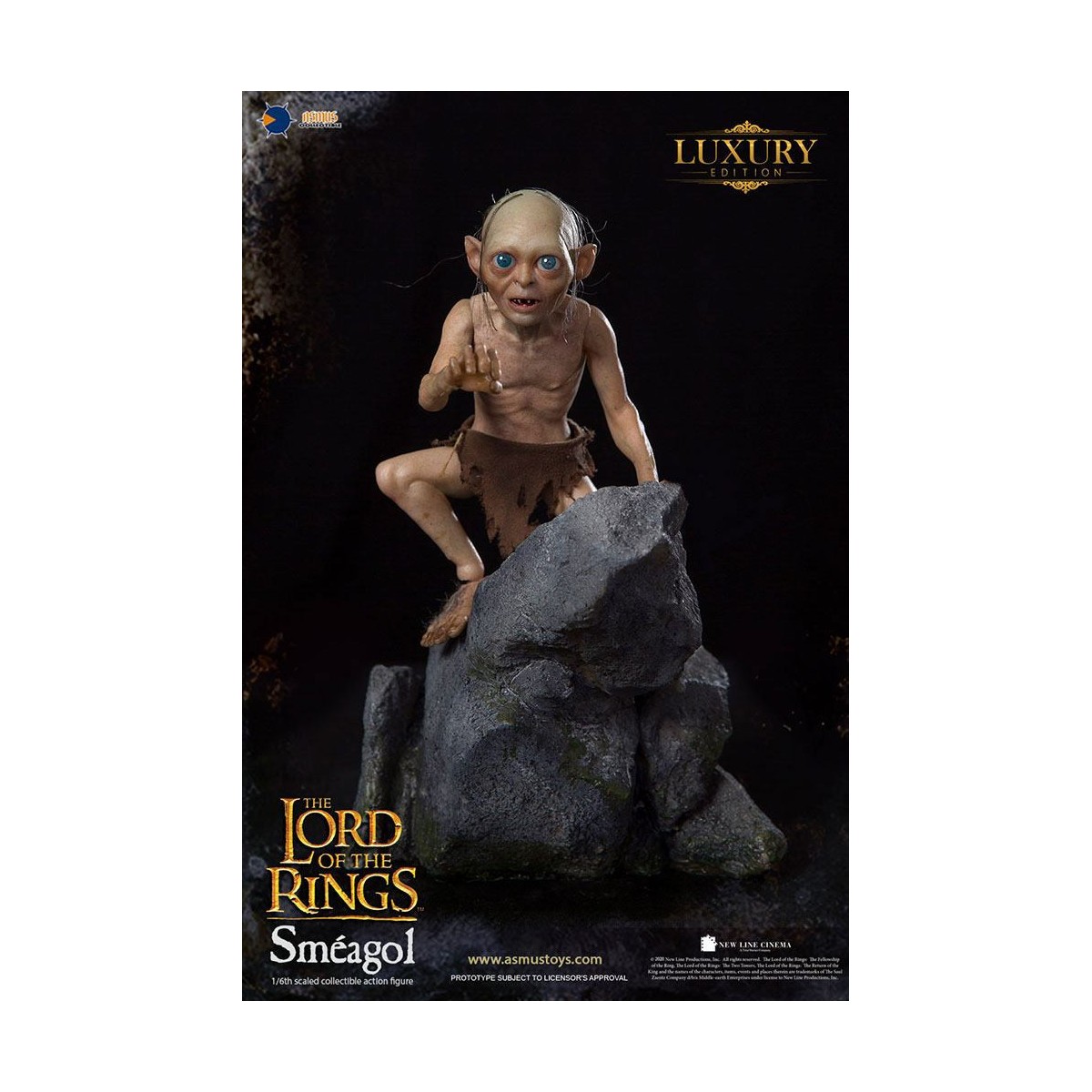 Asmus Toys - El Señor de los Anillos 1/6 Gollum - LOTR