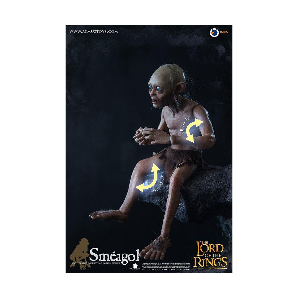 Asmus Toys - El Señor de los Anillos 1/6 Gollum - LOTR