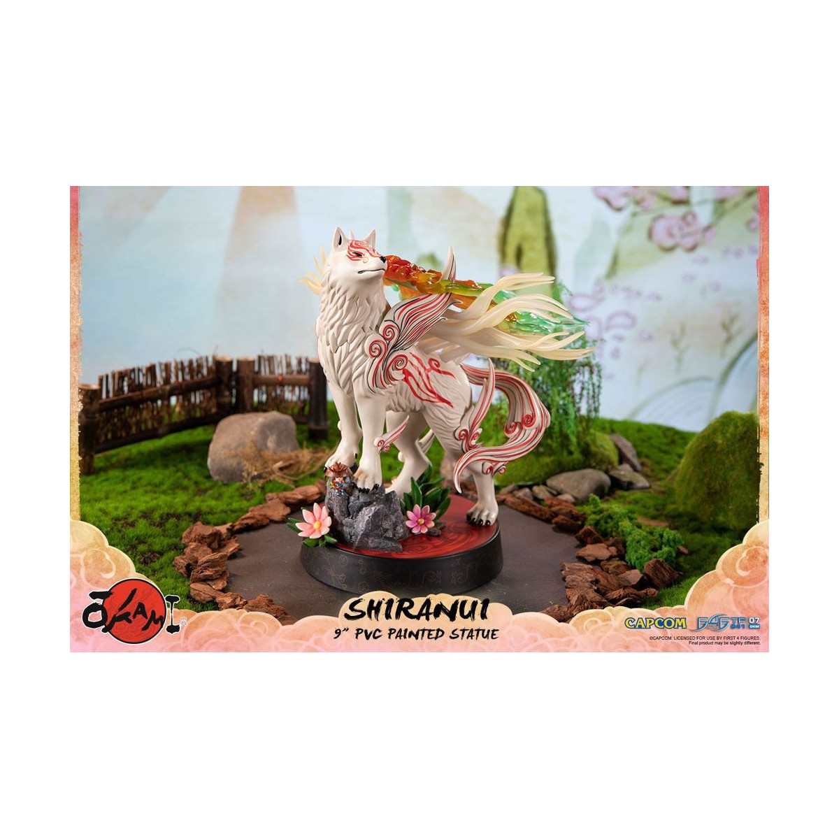 First For Figures Okami - Estatuilla de PVC de Shiranui (pose estándar)