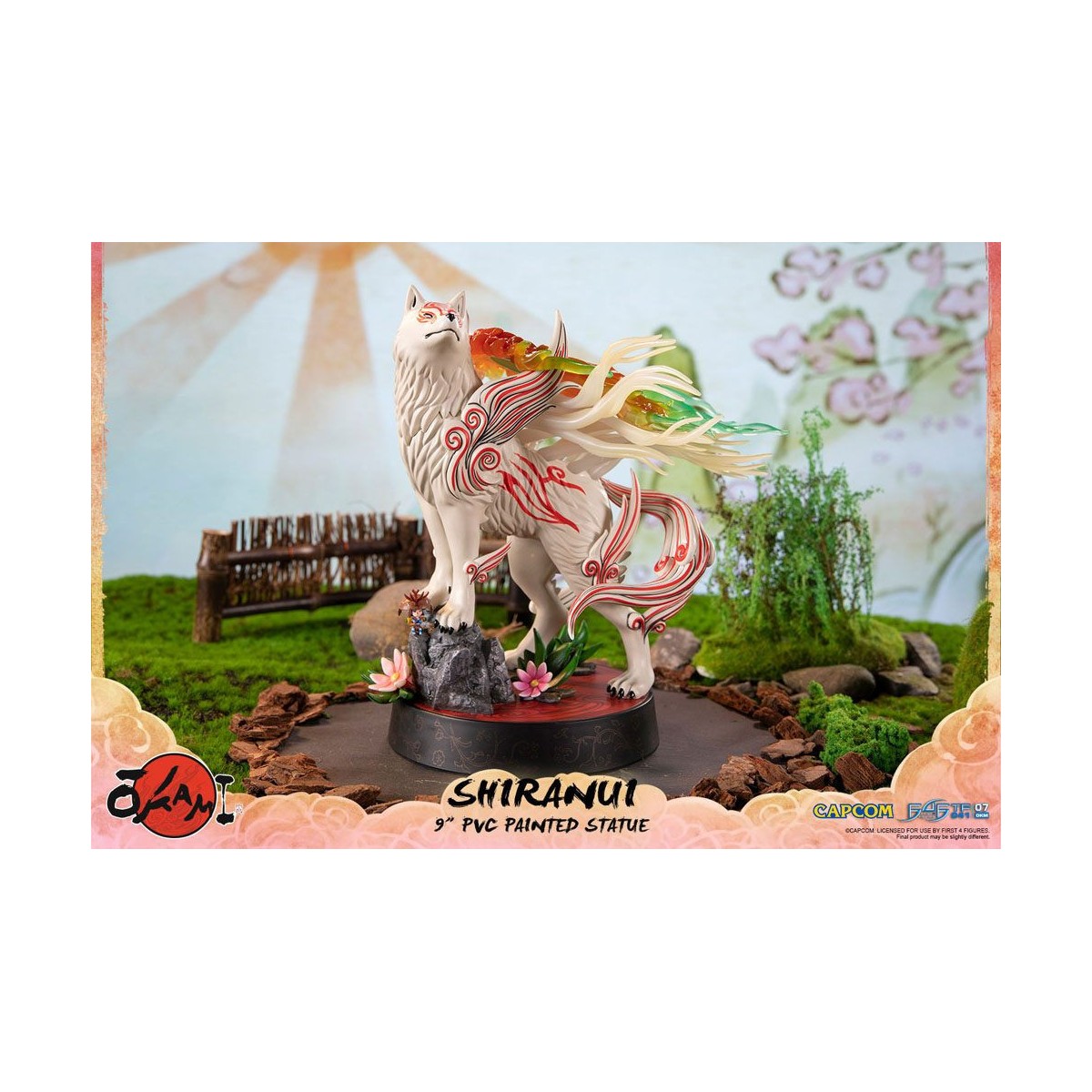 First For Figures Okami - Estatuilla de PVC de Shiranui (pose estándar)