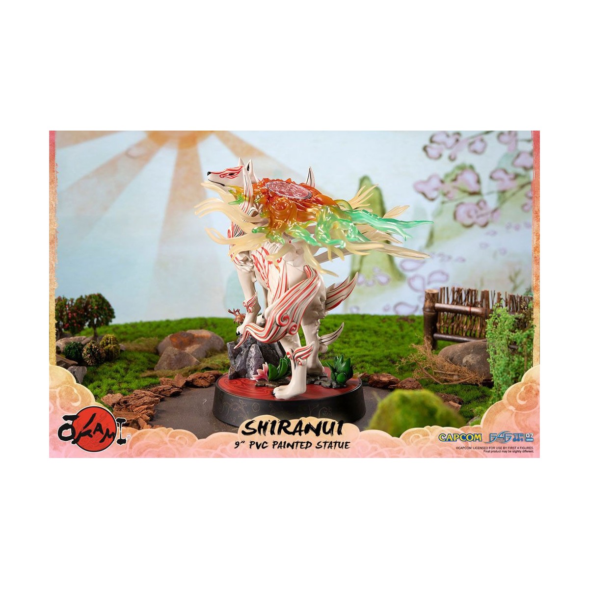 First For Figures Okami - Estatuilla de PVC de Shiranui (pose estándar)