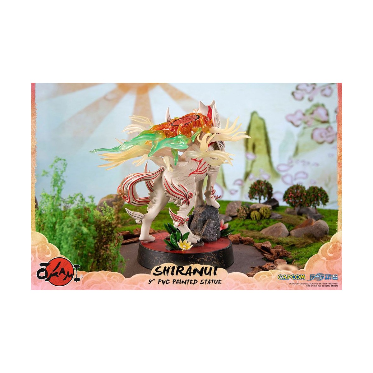 First For Figures Okami - Estatuilla de PVC de Shiranui (pose estándar)