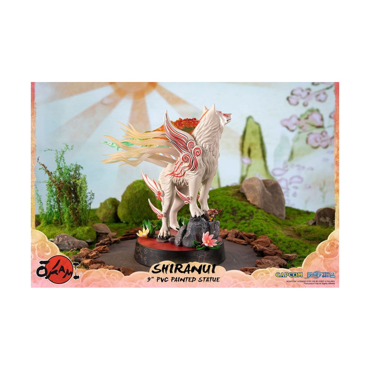 First For Figures Okami - Estatuilla de PVC de Shiranui (pose estándar)
