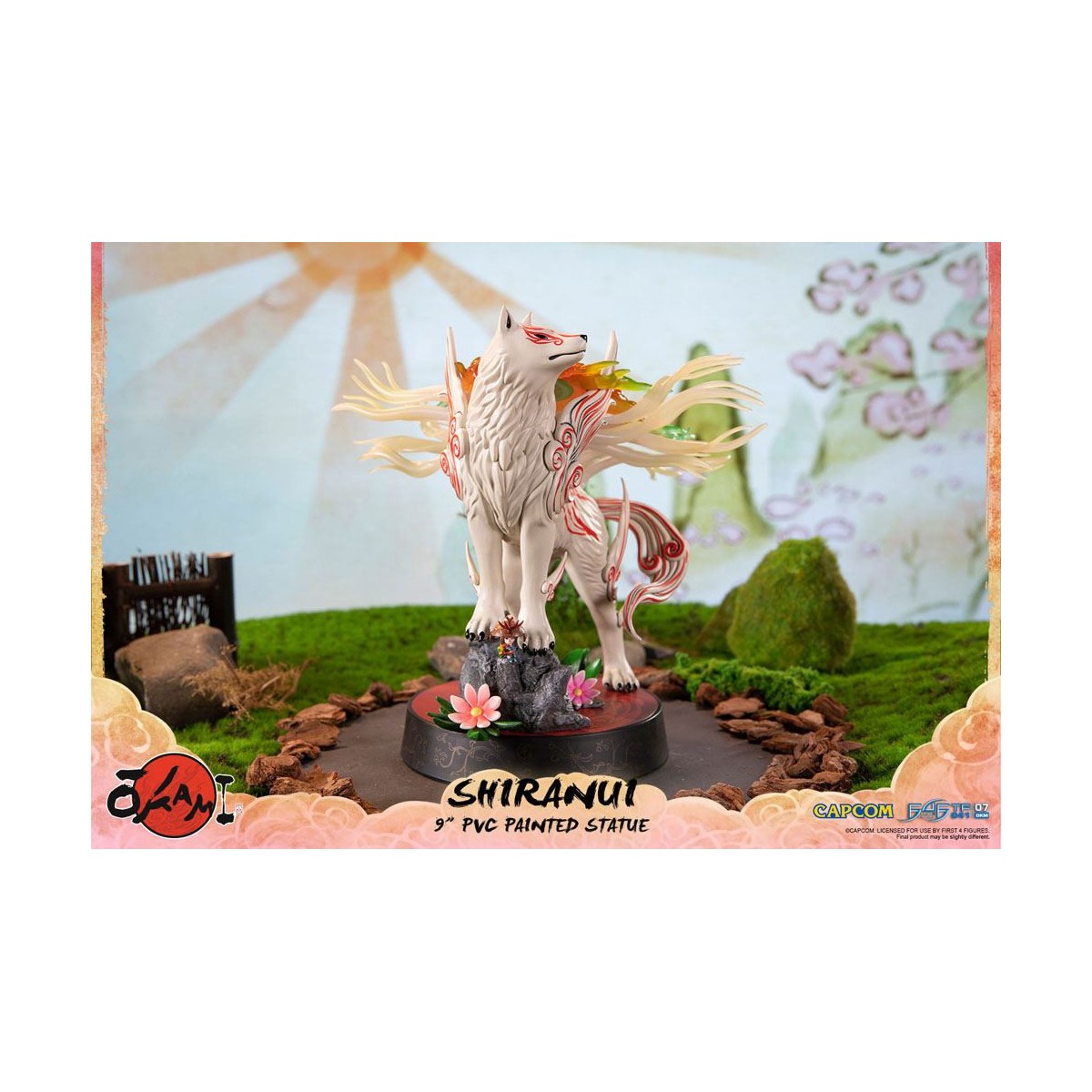 First For Figures Okami - Estatuilla de PVC de Shiranui (pose estándar)