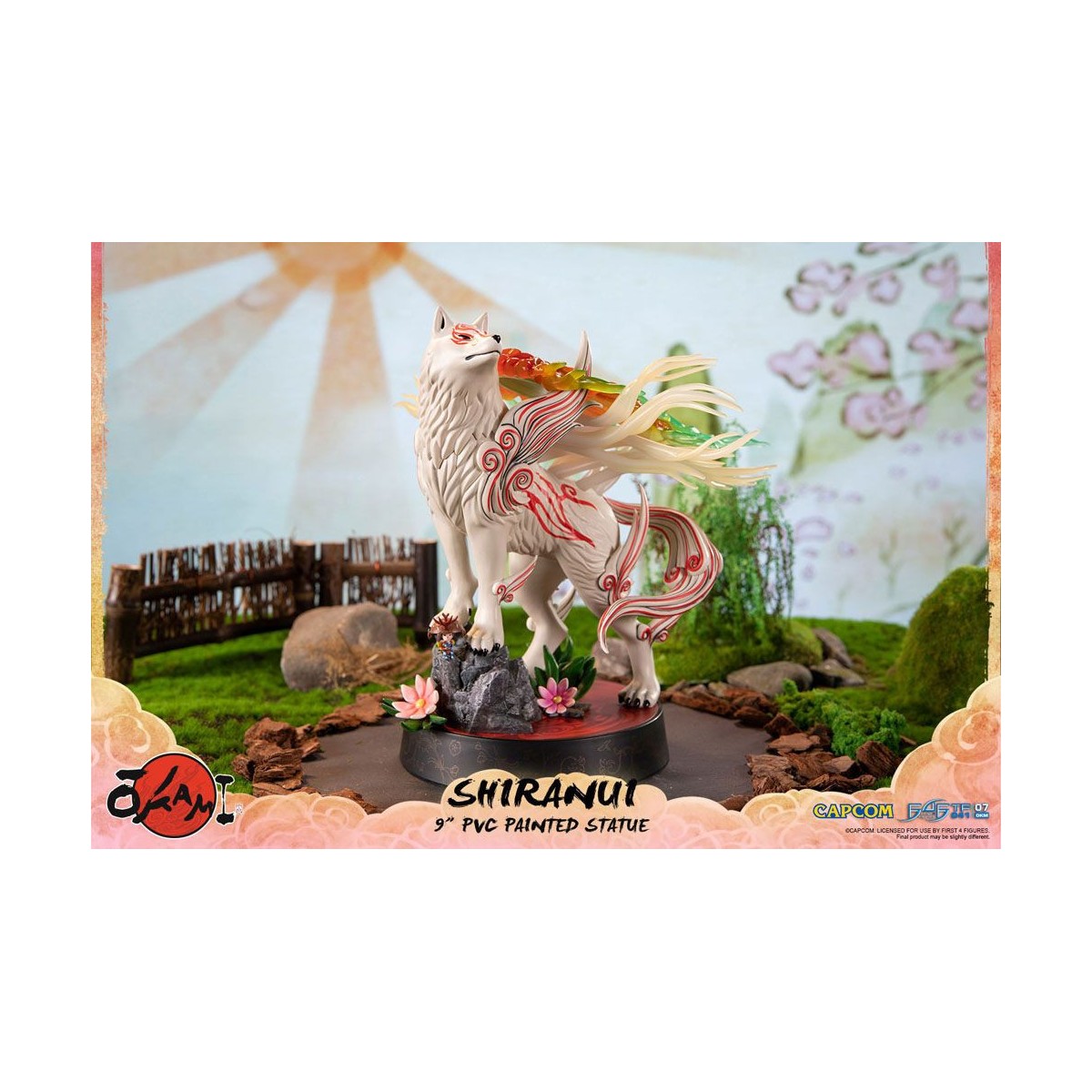 First For Figures Okami - Estatuilla de PVC de Shiranui (pose estándar)