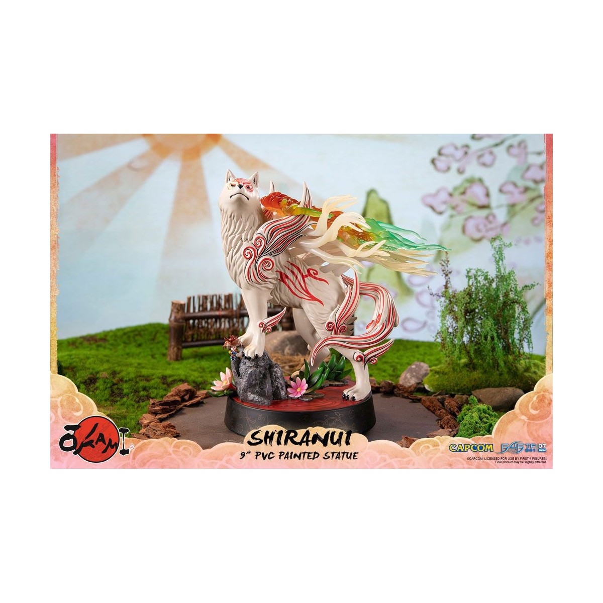 First For Figures Okami - Estatuilla de PVC de Shiranui (pose estándar)