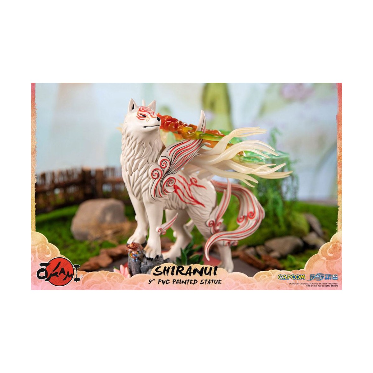 First For Figures Okami - Estatuilla de PVC de Shiranui (pose estándar)