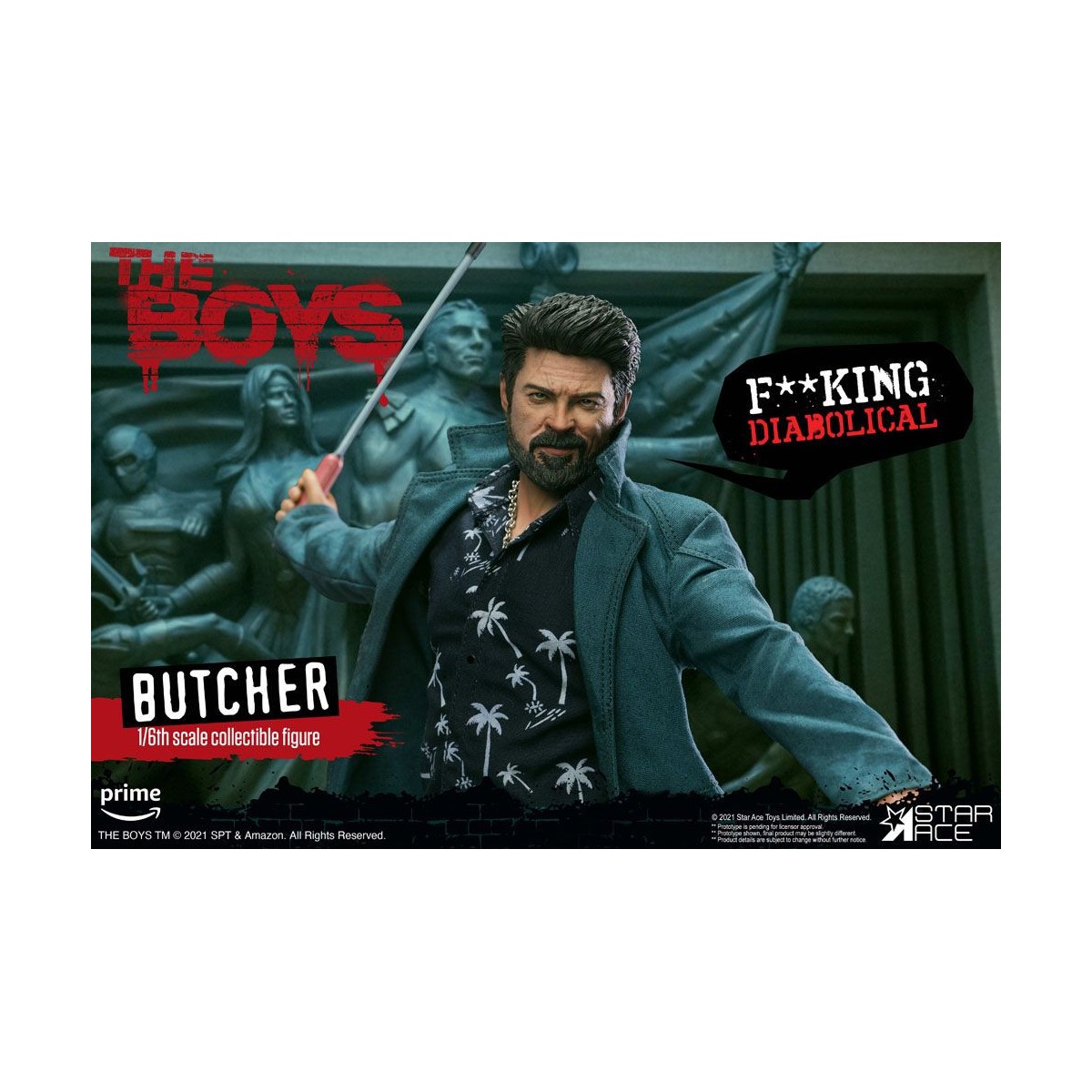 Star Ace - The Boys - Billy Butcher (Deluxe Version) - Mi película favorita figura 1/6