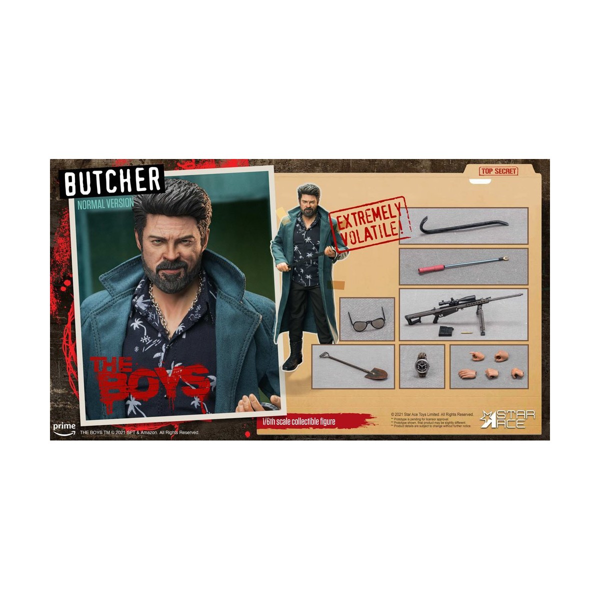 Star Ace - The Boys - Billy Butcher (Deluxe Version) - Mi película favorita figura 1/6