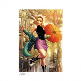 Impresión de Marvel - Impresión artística Gwen Stacy 1 Verano por J.Scott Campbell - 46 x 61 cm - sin marco