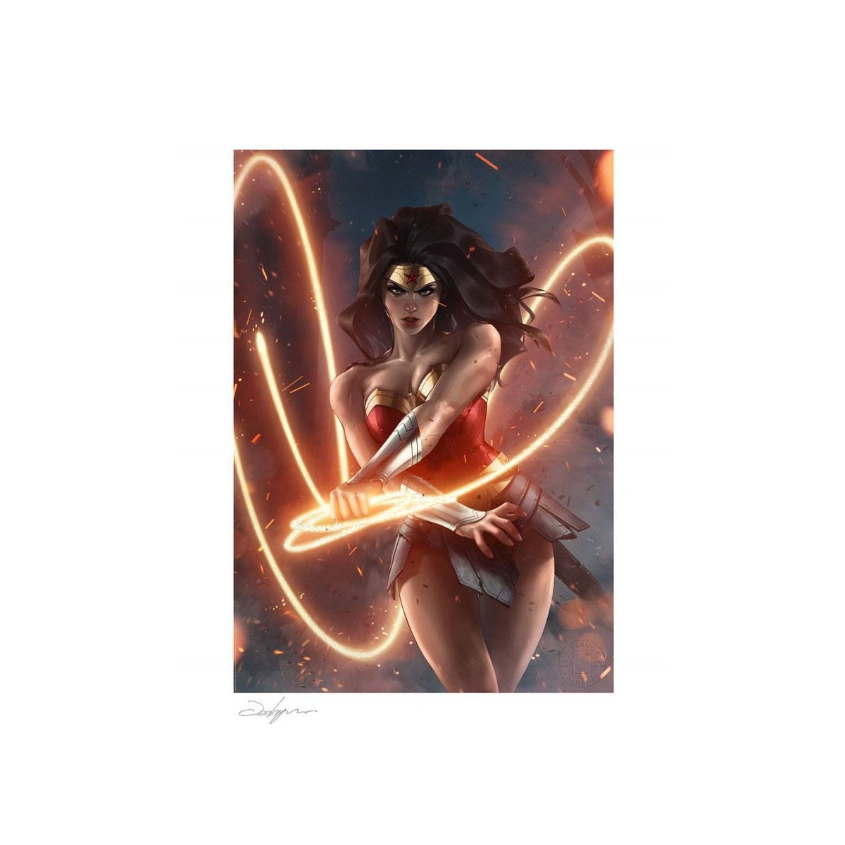 Impresión de DC Comics - Impresión artística de Wonder Woman - 46 x 61 cm - sin marco