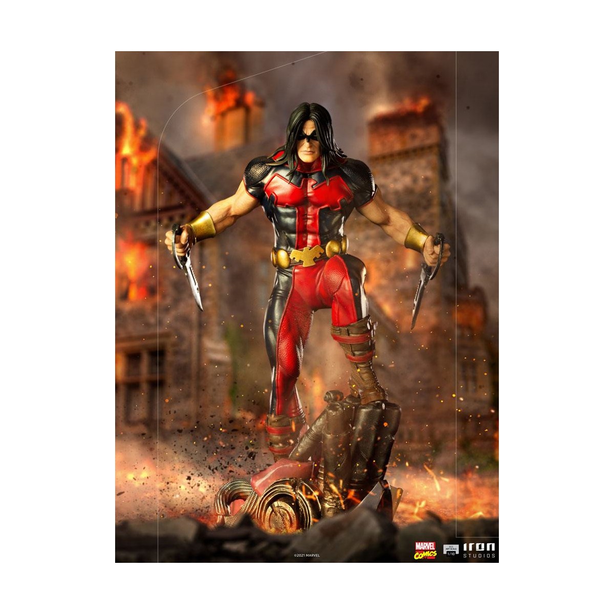 Iron Studios - X-Men Warpath - Marvel Comics Estatuilla 1/10 BDS Art Scale
