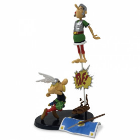 Plastoy - Astérix - ¡Estatua de resina de Astérix y el legionario PAF!