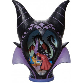 Enesco - Disney Traditions - Diorama Tocado de Maléfica - "El beso del amor verdadero" - La Bella Durmiente
