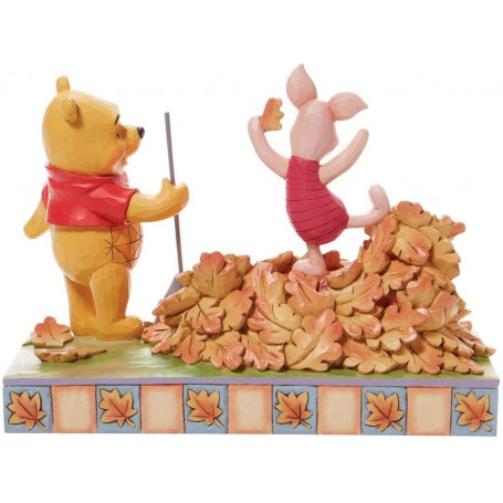 Enesco - Winnie the Pooh - Saltando al otoño - Tradición Disney por Jim Shore
