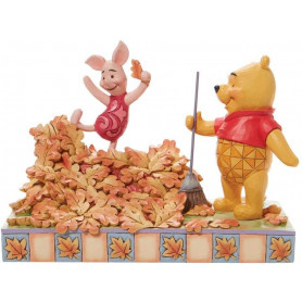 Enesco - Winnie the Pooh - Saltando al otoño - Tradición Disney por Jim Shore