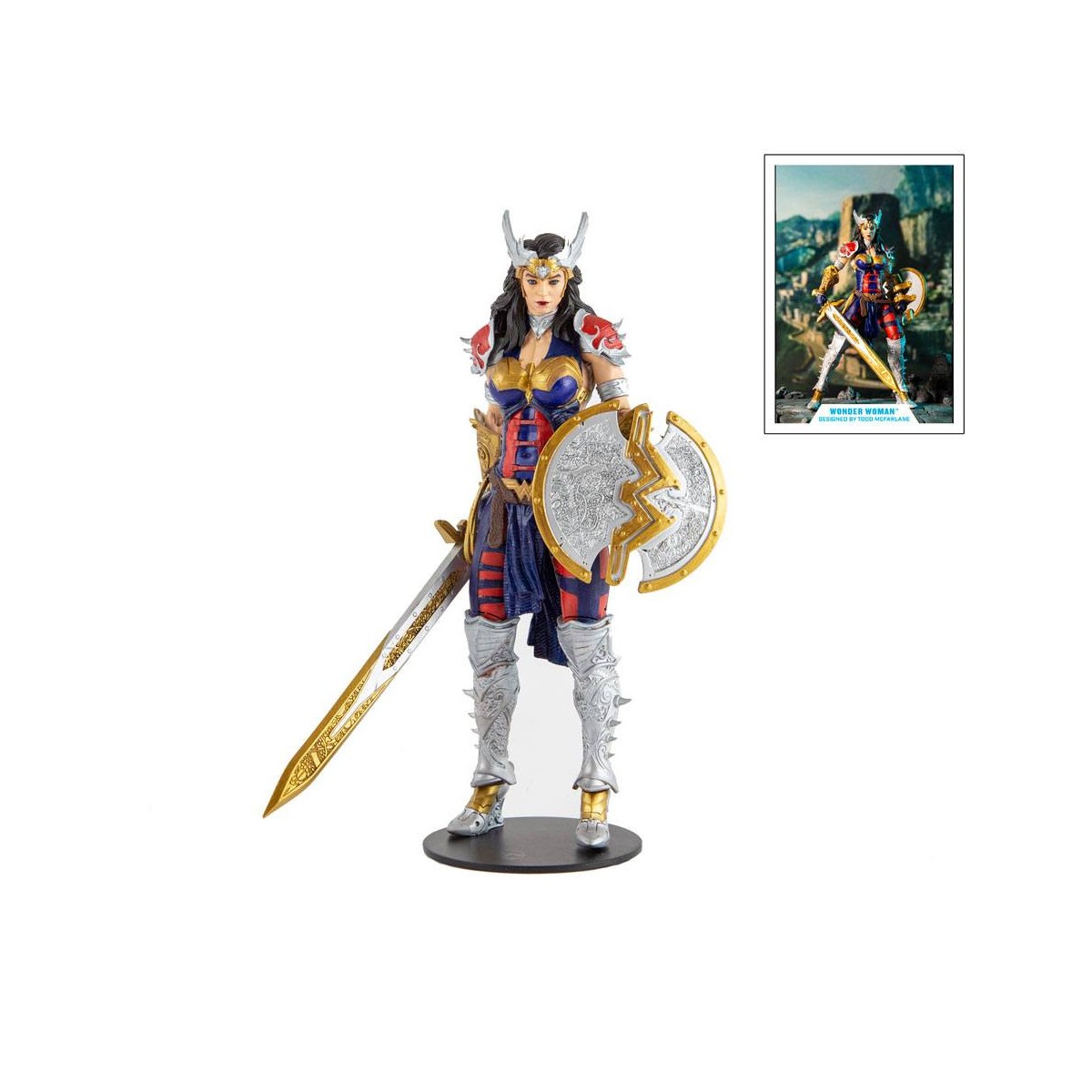 Mc Farlane DC Multiverse - Wonder Woman Diseñado por Todd McFarlane 1/12