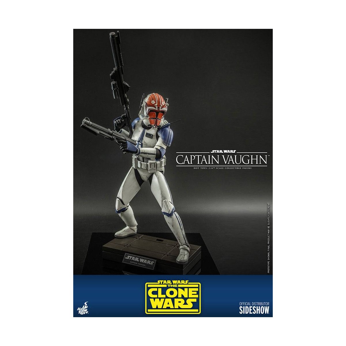 Hot Toys Star Wars - Capitán Vaughn - The Clone Wars 1/6