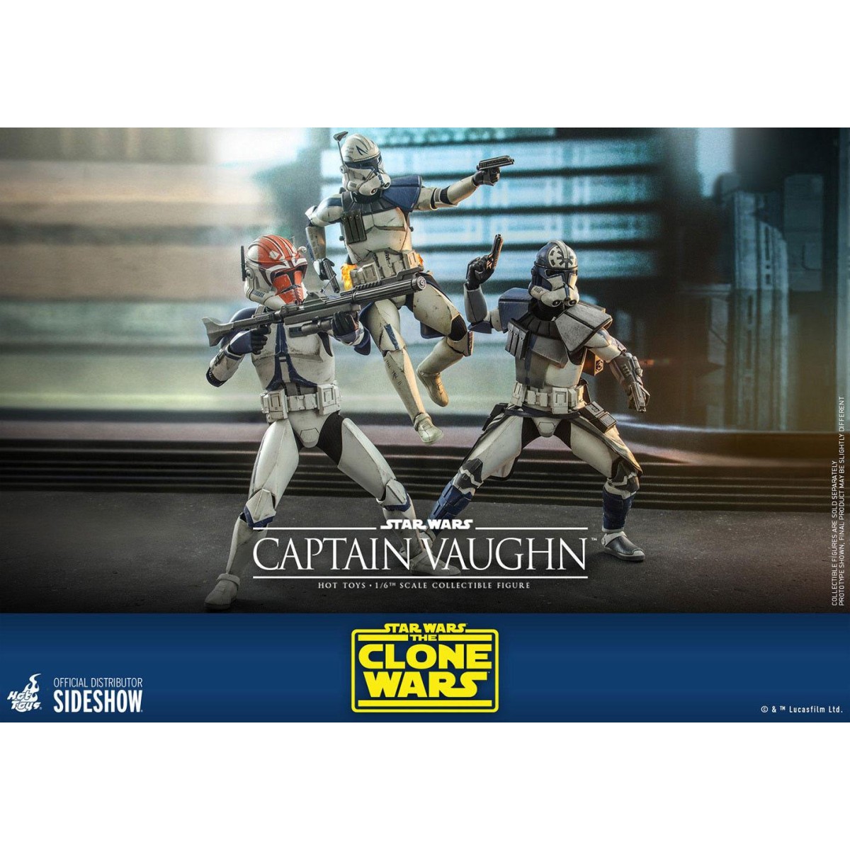 Hot Toys Star Wars - Capitán Vaughn - The Clone Wars 1/6