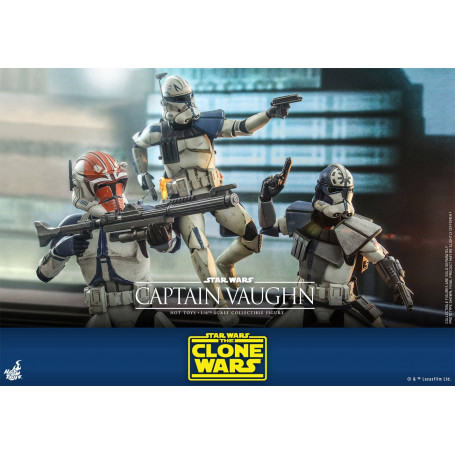 Hot Toys Star Wars - Capitán Vaughn - The Clone Wars 1/6
