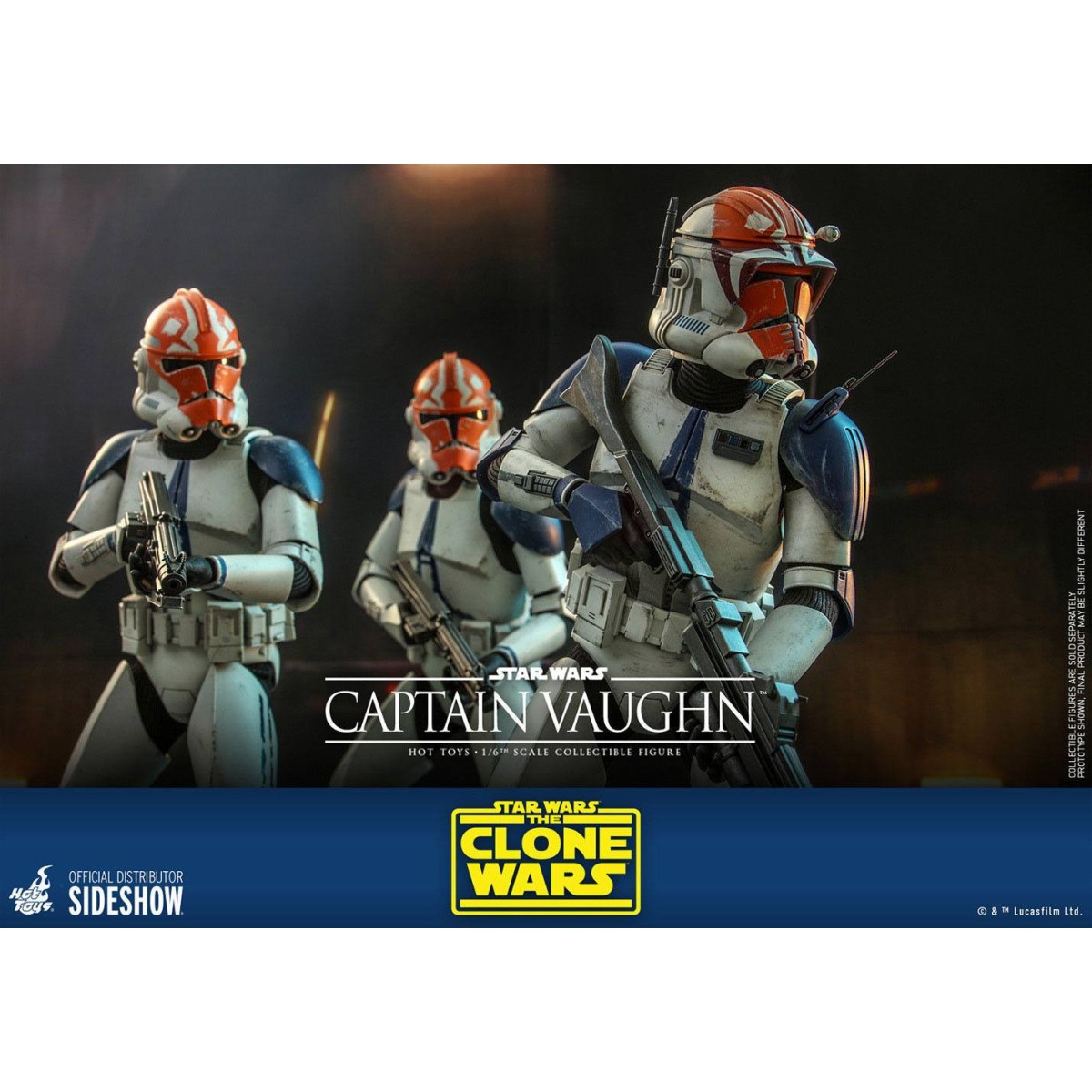 Hot Toys Star Wars - Capitán Vaughn - The Clone Wars 1/6