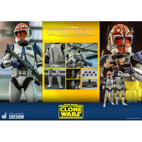 Hot Toys Star Wars - Capitán Vaughn - The Clone Wars 1/6