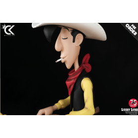 Cartoon Kingdom - Lucky Luke - Estatua de resina de Lucky Luke y Jolly Jumper 1/6