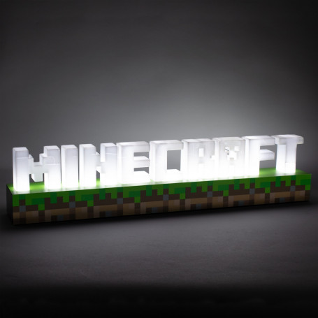 Paladone - Luz del logotipo de Minecraft - luz nocturna